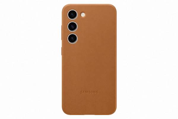 SAMSUNG GALAXY S23 LEATHER CASE CAMEL