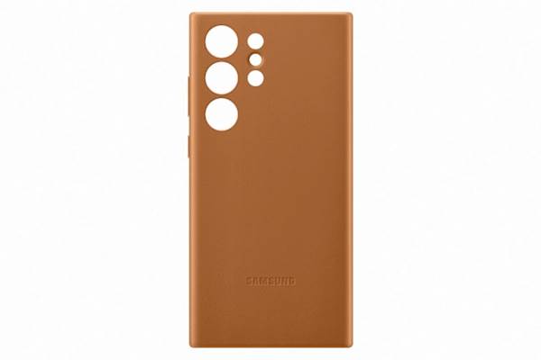 SAMSUNG GALAXY S23+ LEATHER CASE CAMEL