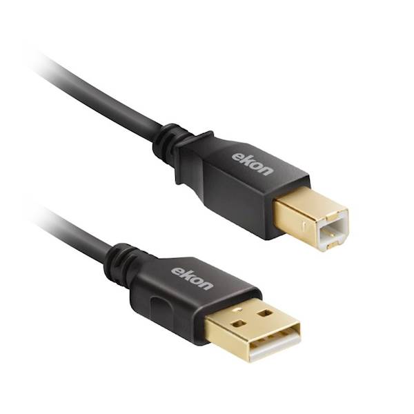 EKON KABEL USB-A to USB-B 5M ZLAT