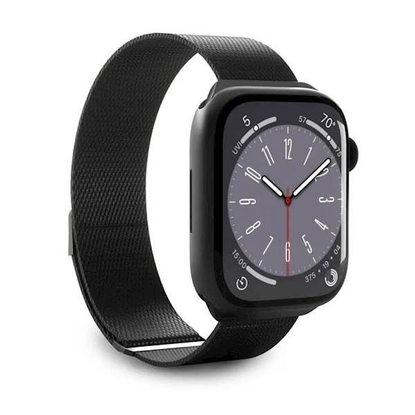 PURO PAŠČEK MILANESE APPLE WATCH 38/40/41 BLACK