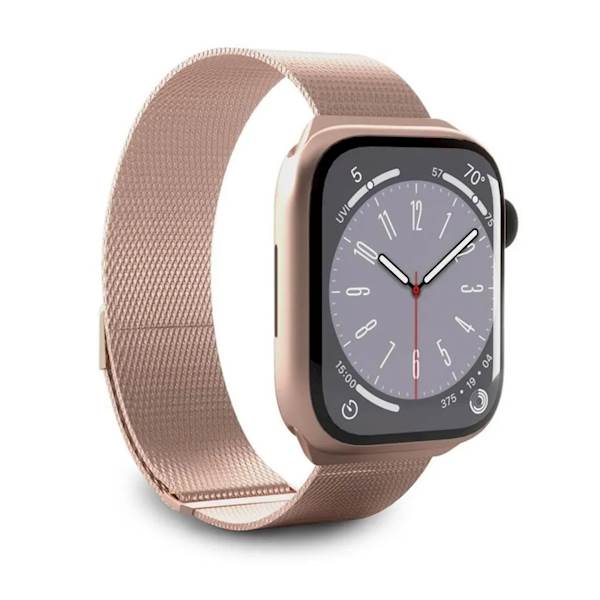 PURO PAŠČEK MILANESE APPLE WATCH 38/40/41 PINK