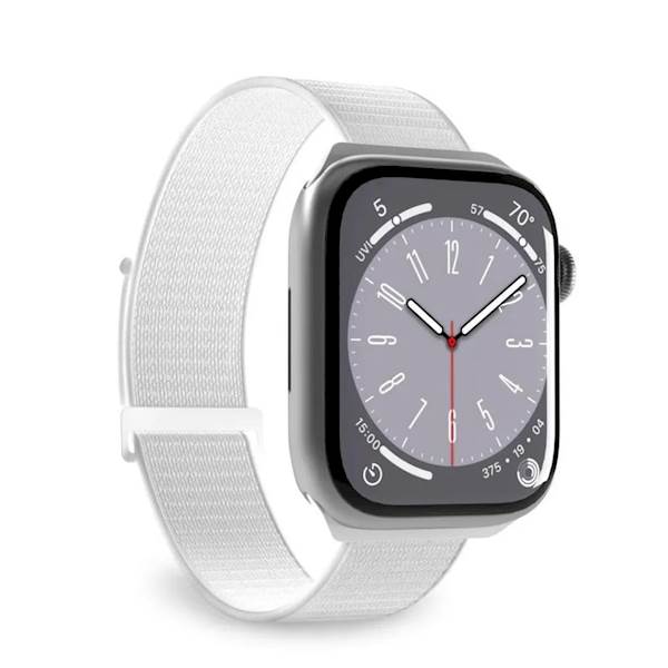 PURO PAŠČEK SPORT ZA APPLE WATCH 42/44/45/49 WHITE